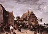 David The Younger Teniers Famous Paintings - Flemish Kermess